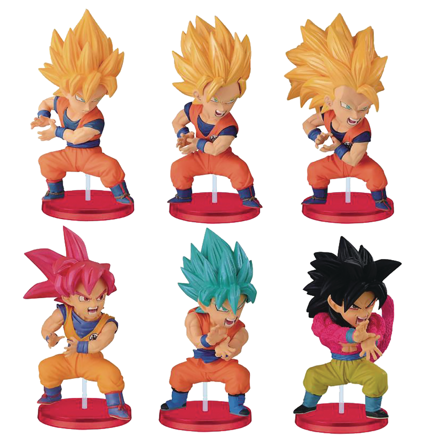 Details about   League Dragonball 10CM Super Saiyan Goku Model WCF In Stock 