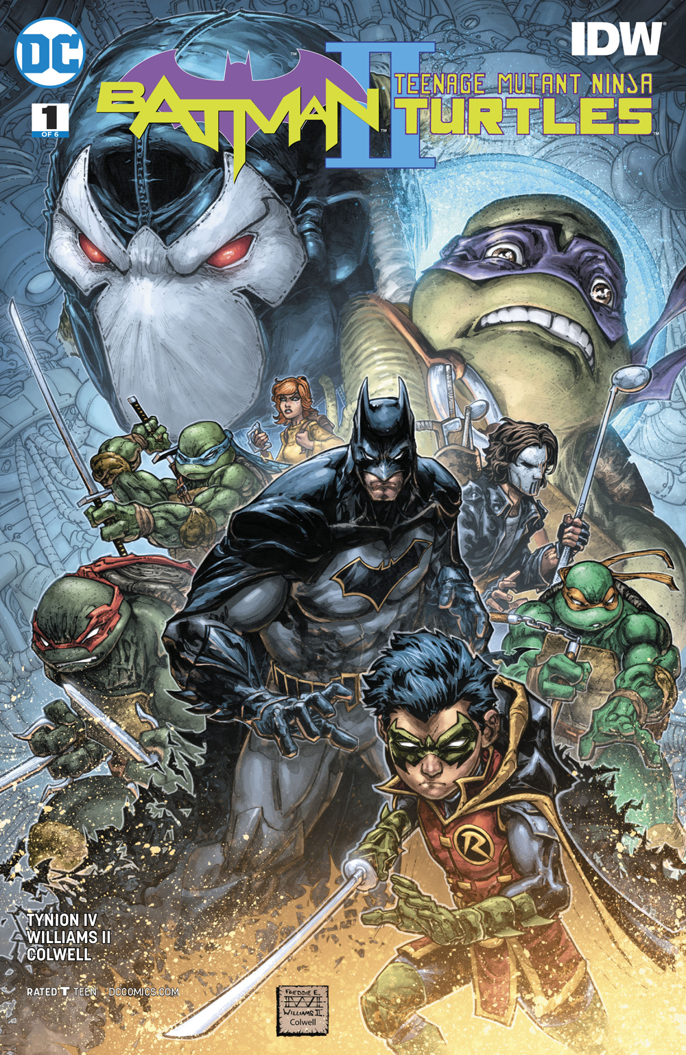 OCT170211 - BATMAN TEENAGE MUTANT NINJA TURTLES II #1 (OF 6) - Previews  World