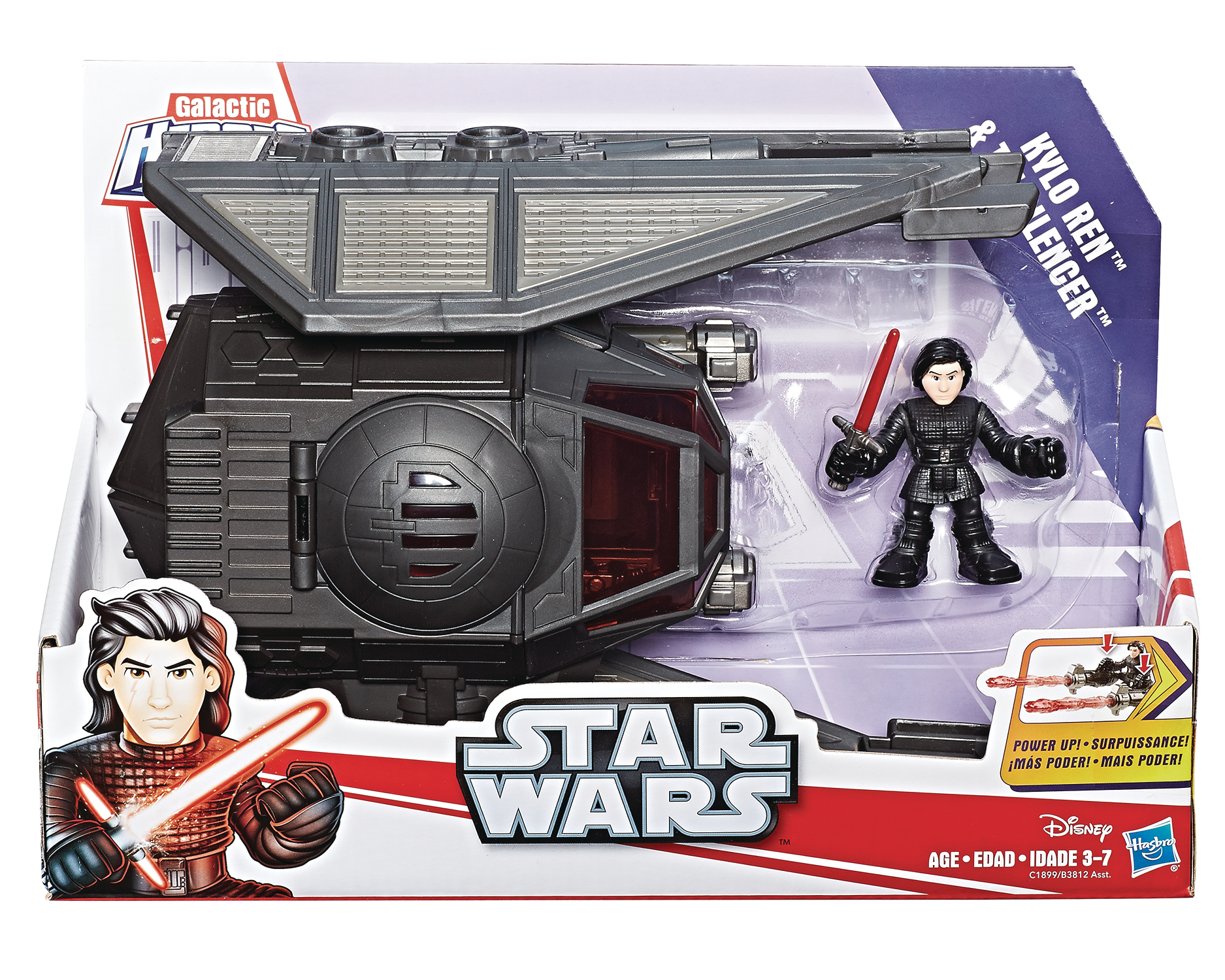 star wars force link kylo ren's tie silencer and pilot figure