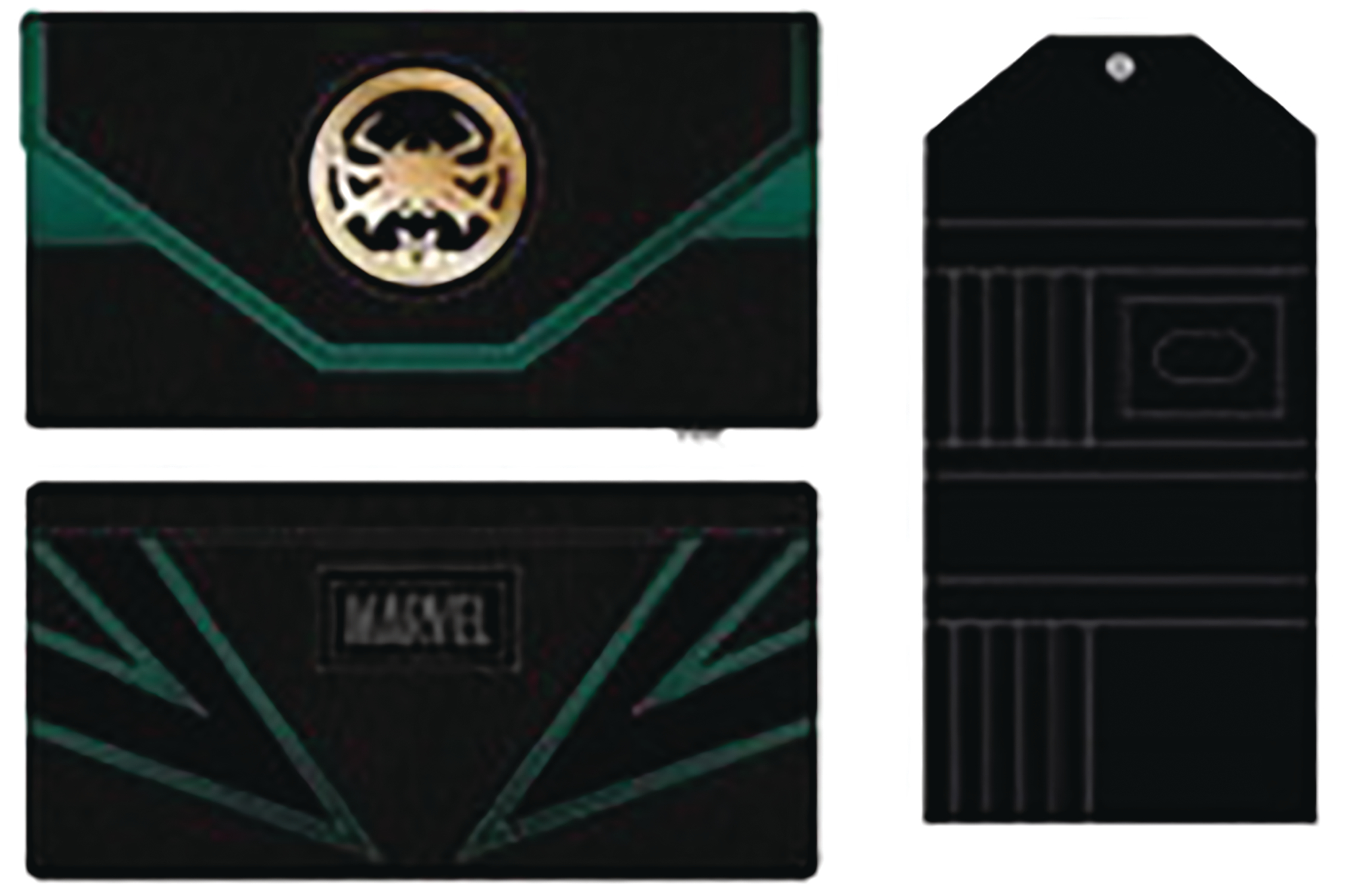 One Size Marvel Thor Ragnarok Hela Womens Clutch Flap Wallet Multicolor