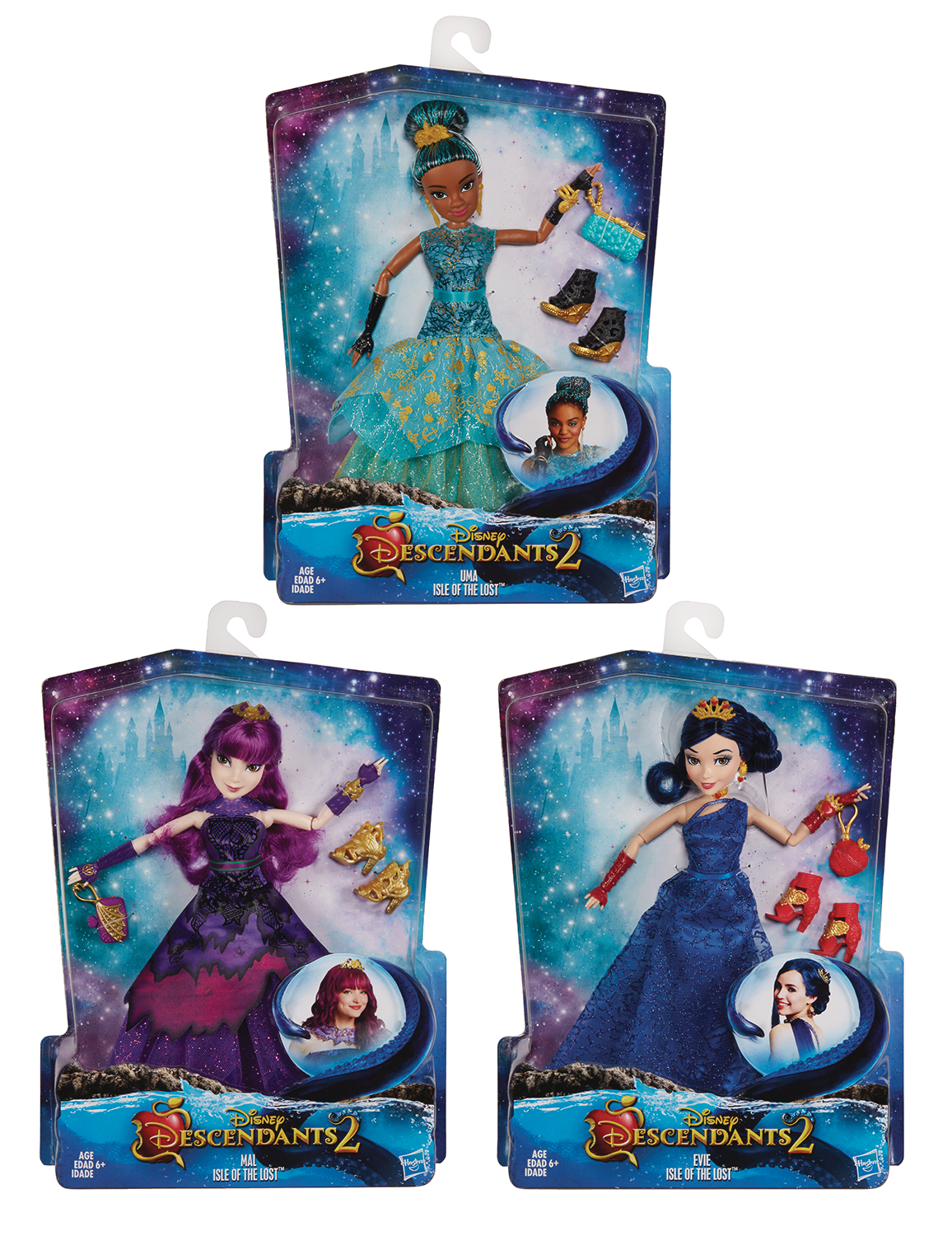 Disney Descendants 2 Isle Of The Lost Royal Yacht Ball Uma Doll