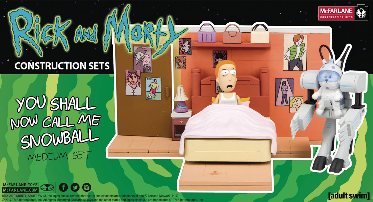 rick and morty construction sets