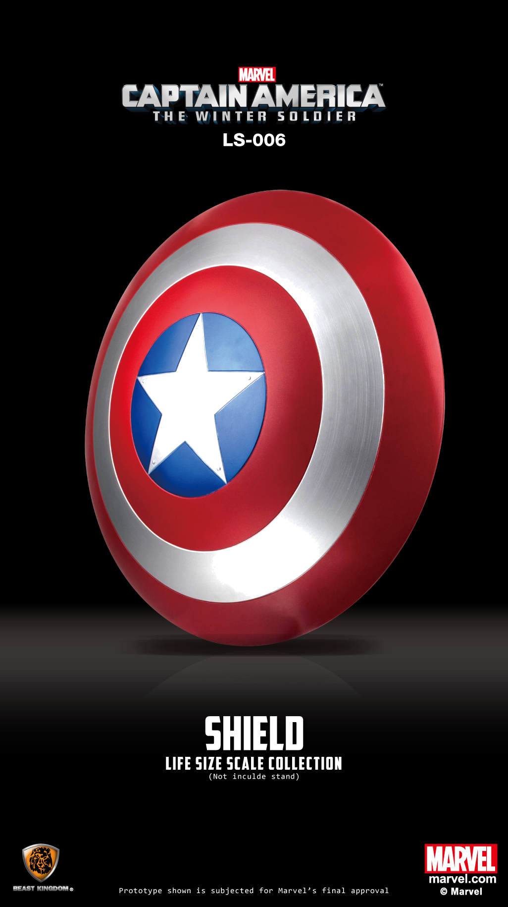 SEP178110 - CAPTAIN AMERICA 2 LS-006 CA SHIELD PROP REPLICA