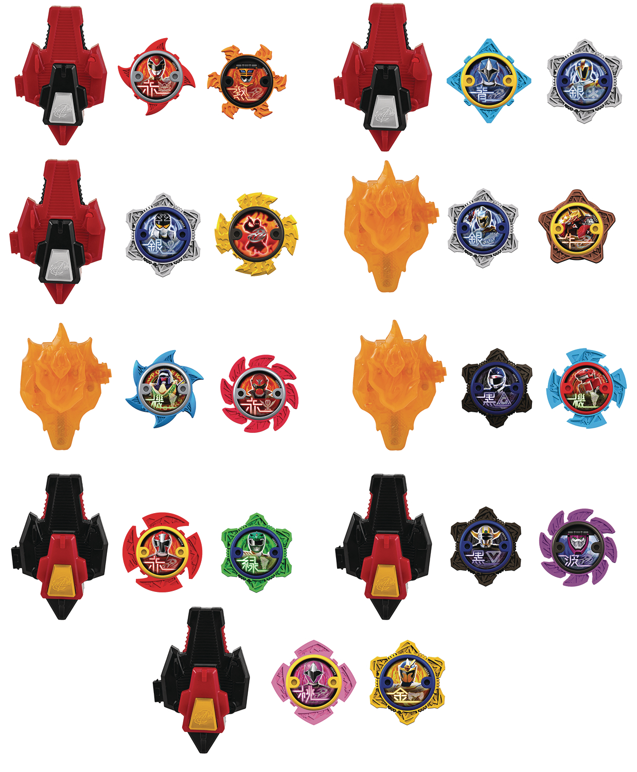power ranger ninja steel ninja stars