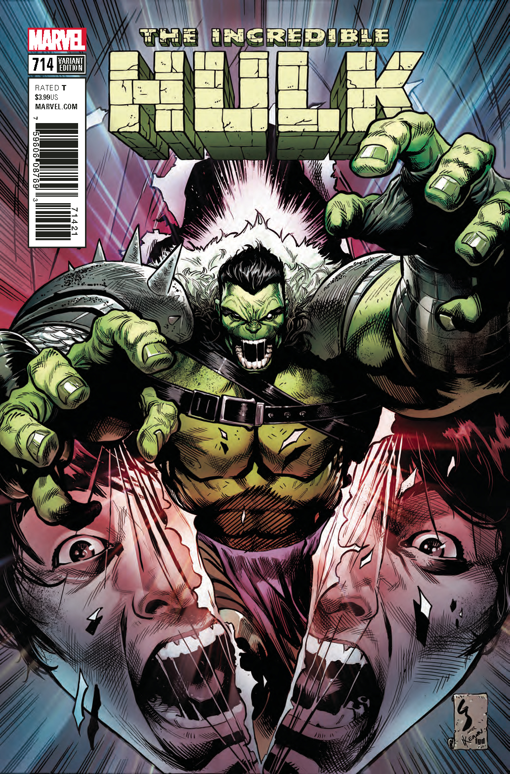 Jan Incredible Hulk 714 Shaw Var Leg Ww Previews World