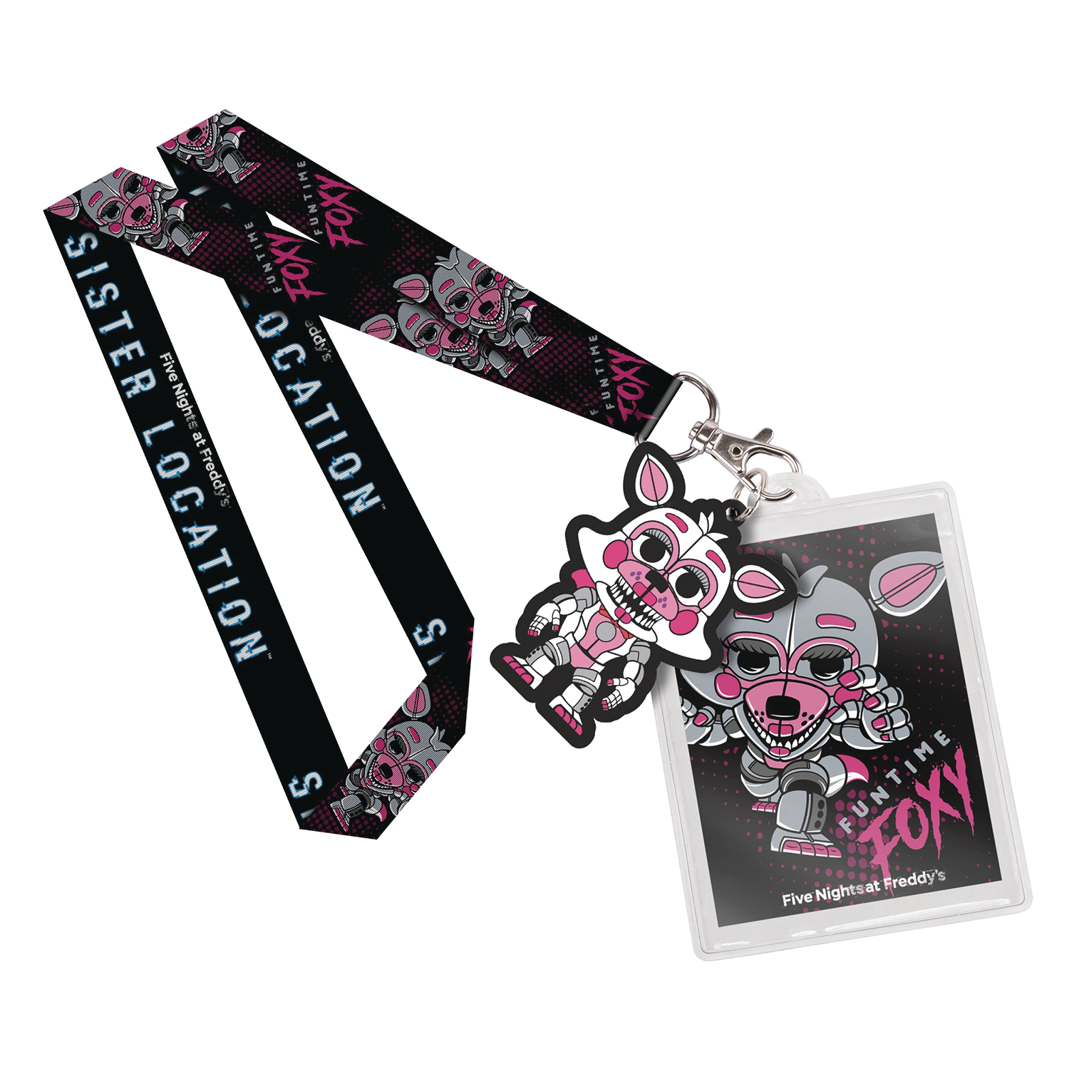 Five Nights At Freddy's Lanyards Sister Location Funtime Foxy 