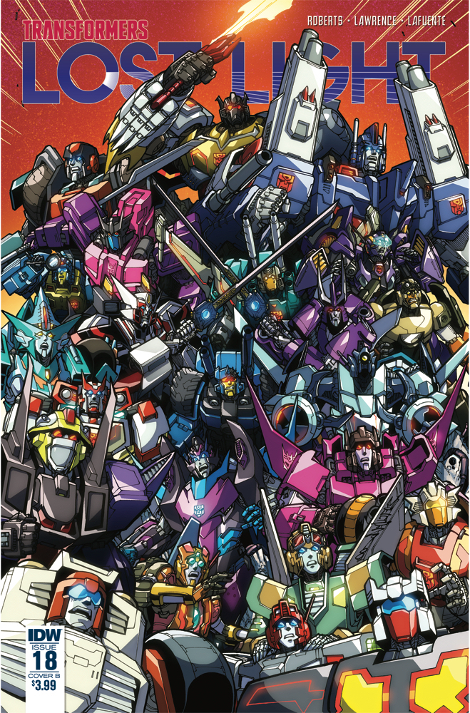 Cover A - Lawrence Transformers Lost Light #18 