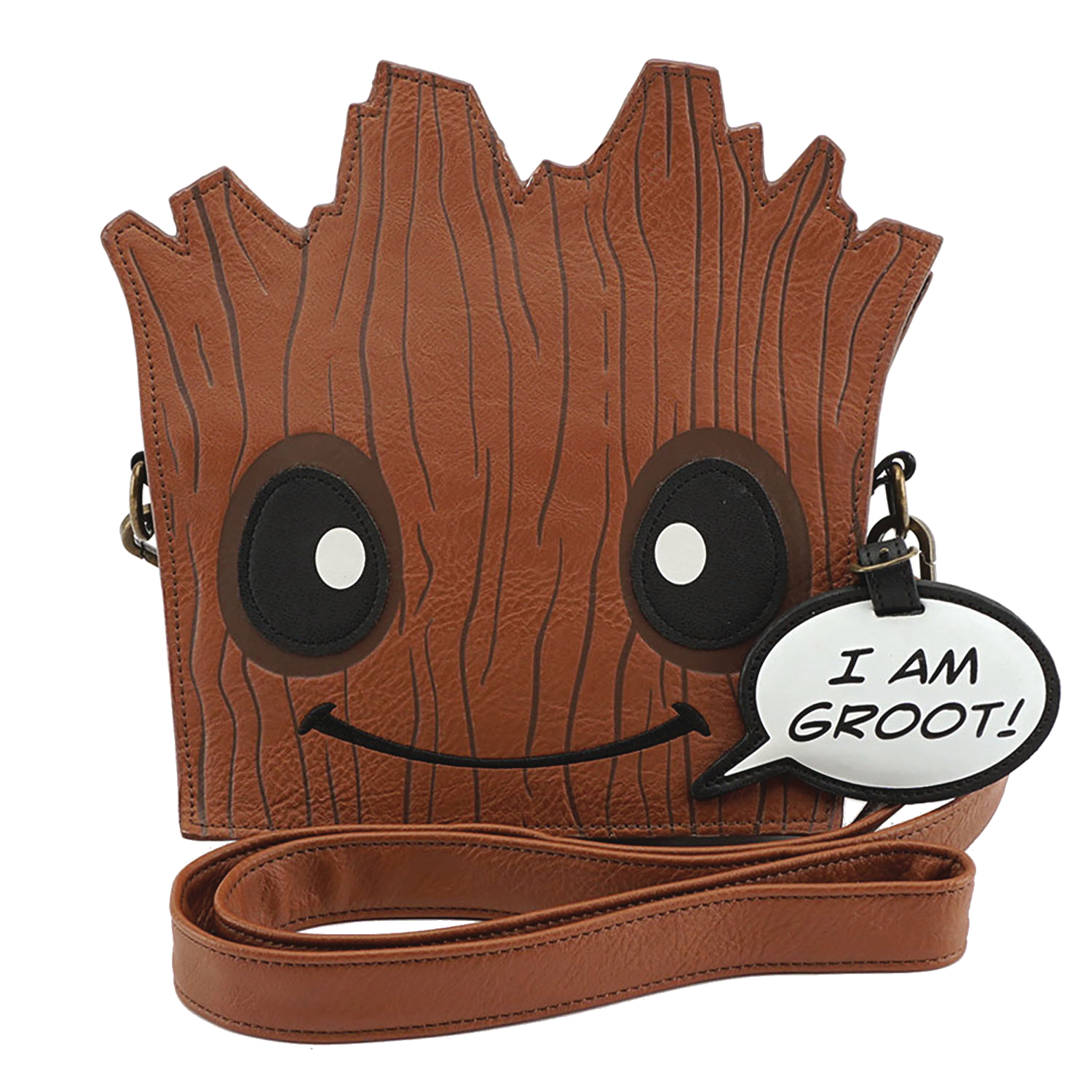 DEC178107 LOUNGEFLY MARVEL GROOT DIE CUT CROSSBODY HANDBAG Previews World