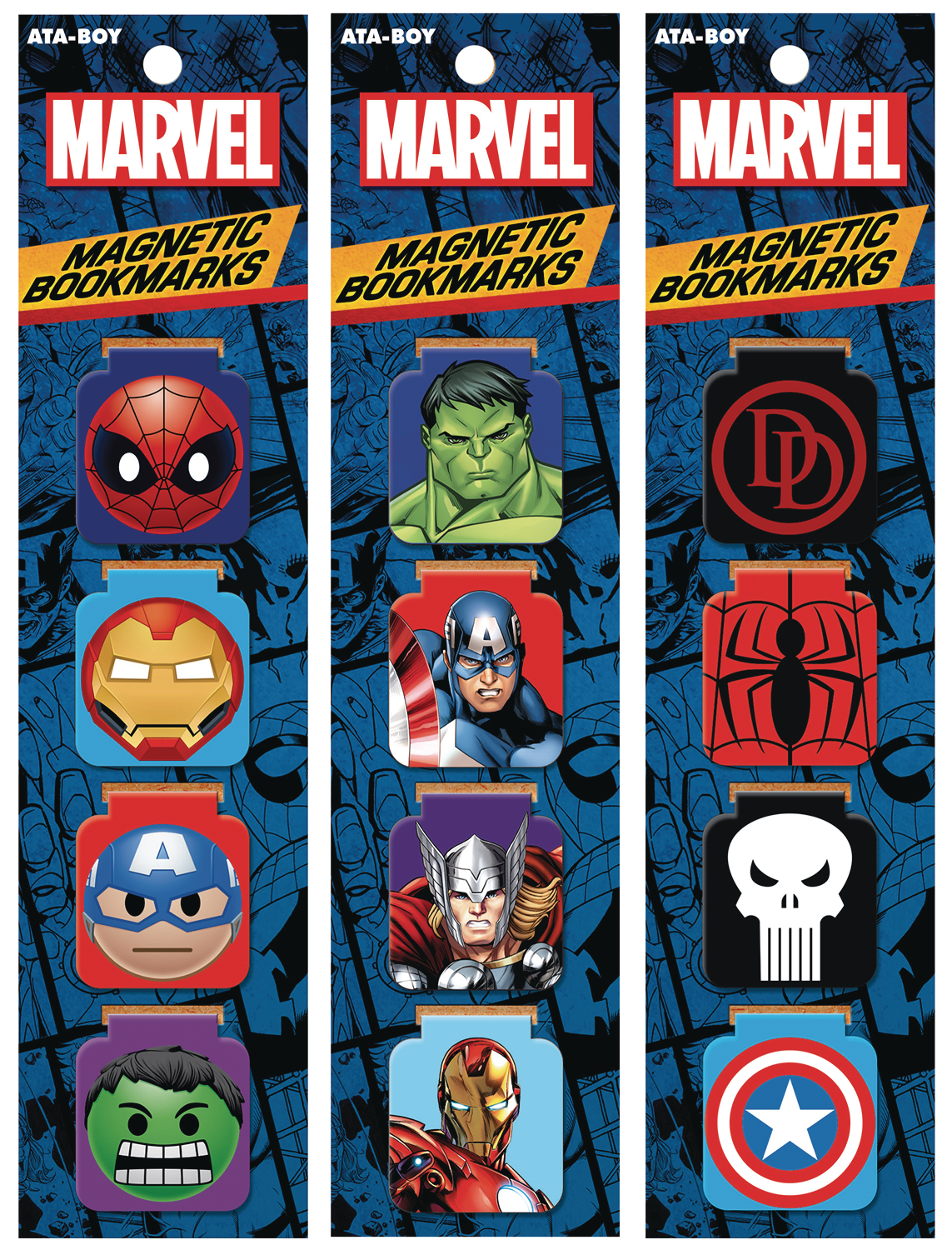 DEC178261 - MARVEL COMICS 12 PIECE MAGNET BOOKMARK ASST - Previews World