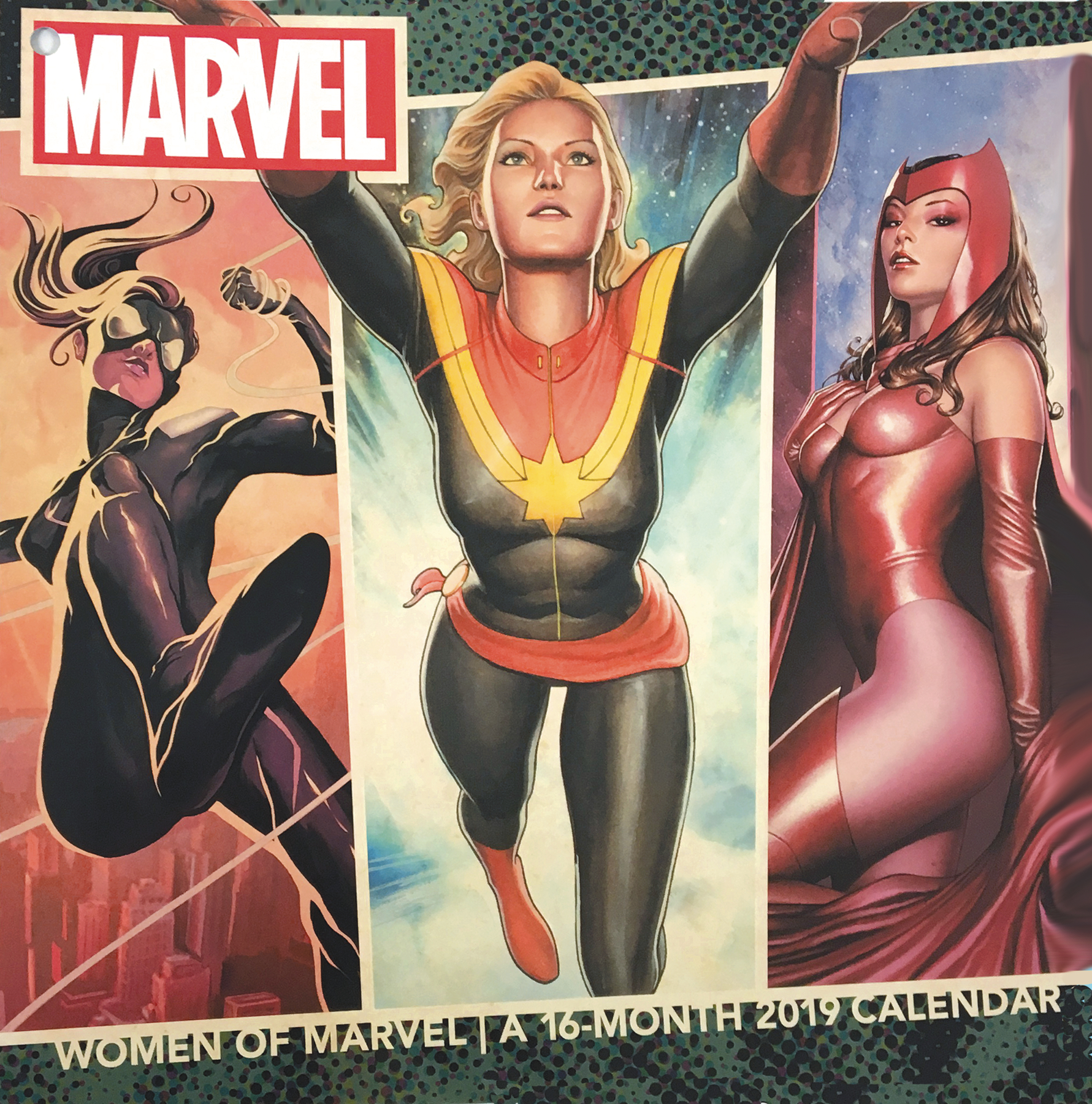 APR182116 WOMEN OF MARVEL 2019 WALL CALENDAR Previews World