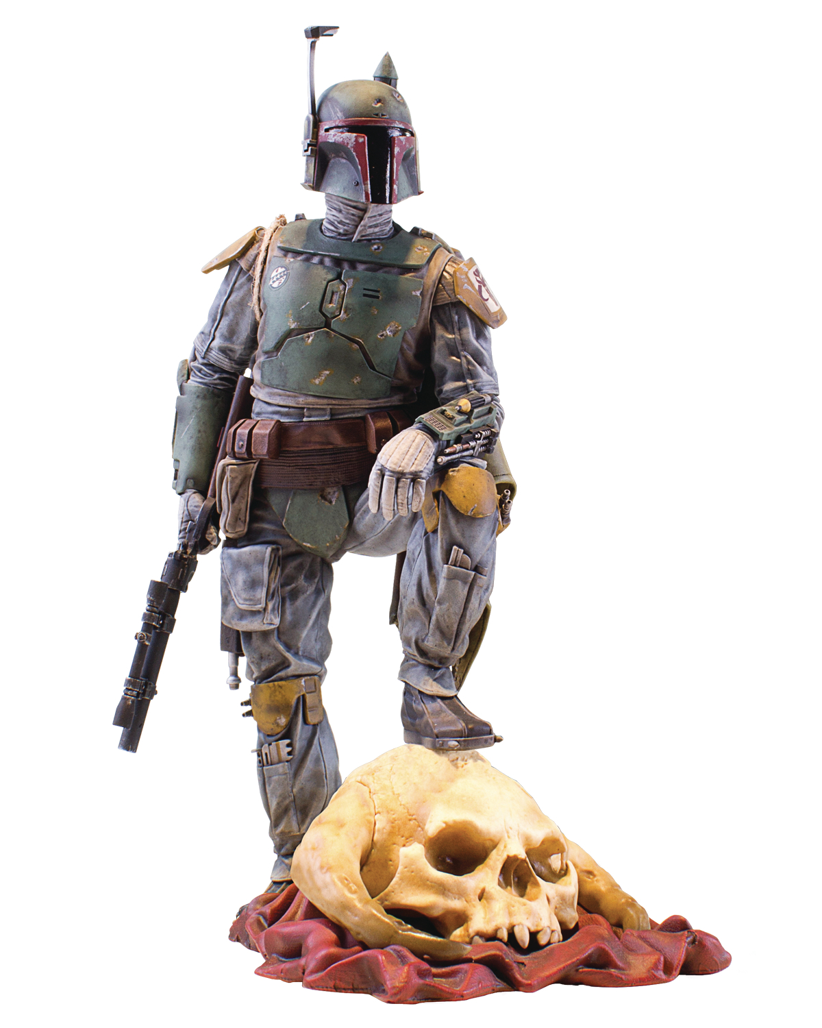 boba fett pewter statue