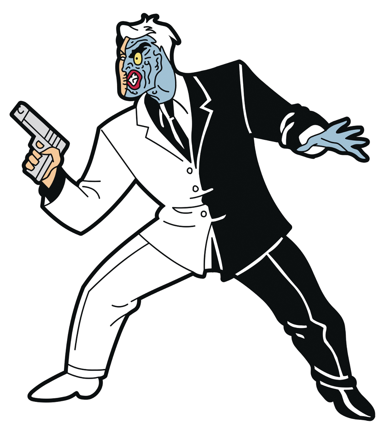 DEC178810 - BATMAN ANIMATED SERIES TWO FACE MAGNET - Previews World