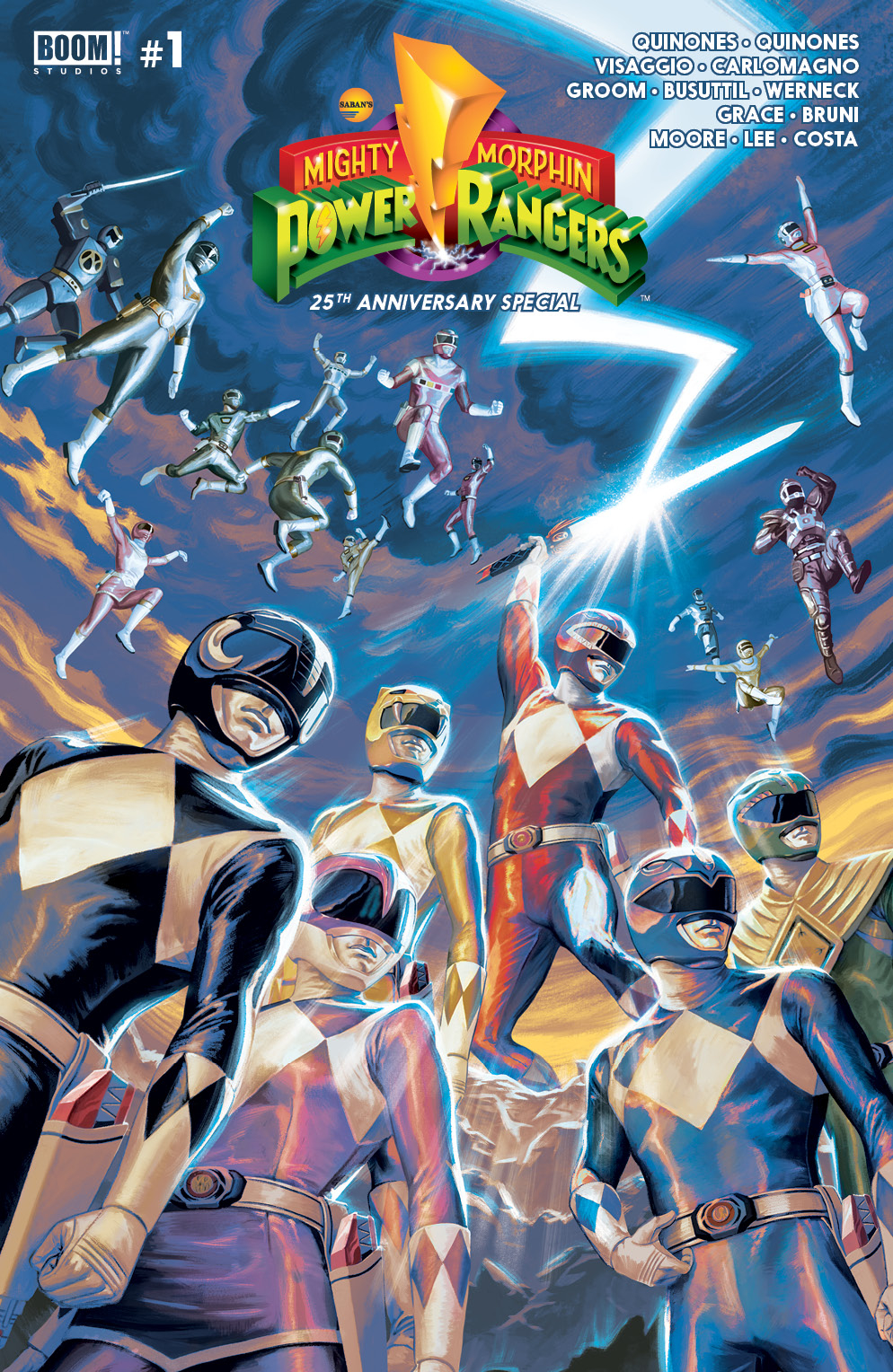Details about   Mighty Morphin Power Rangers #52 4 Cover Set 2020 