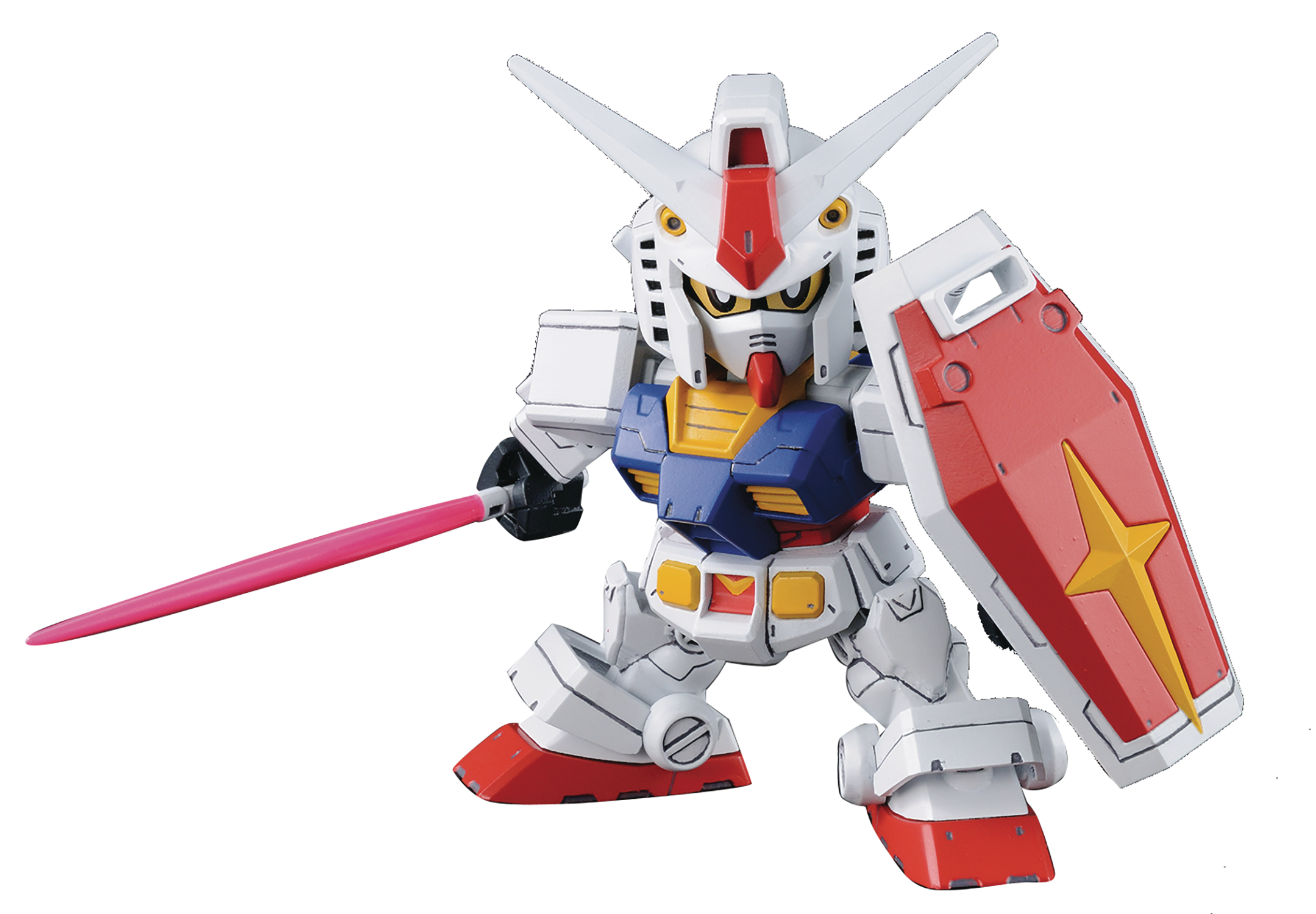 Bandai Hobby SD Gundam RX-78-2 Gundam & Cross Silhouette Frame "Mobile Suit Gund 