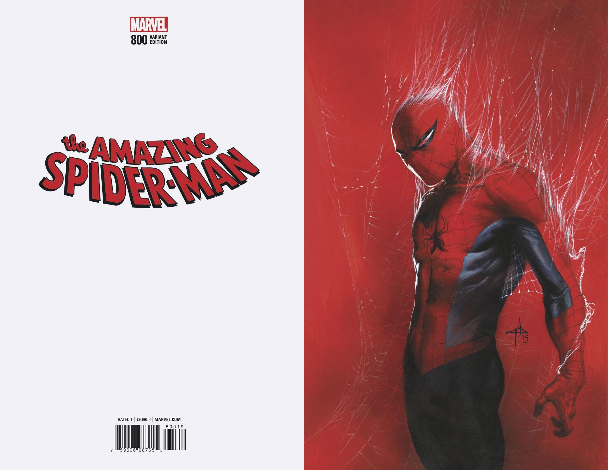 AMAZING SPIDERMAN 800 GABRIELLE DELL OTTO VIRGIN VARIANT NM 