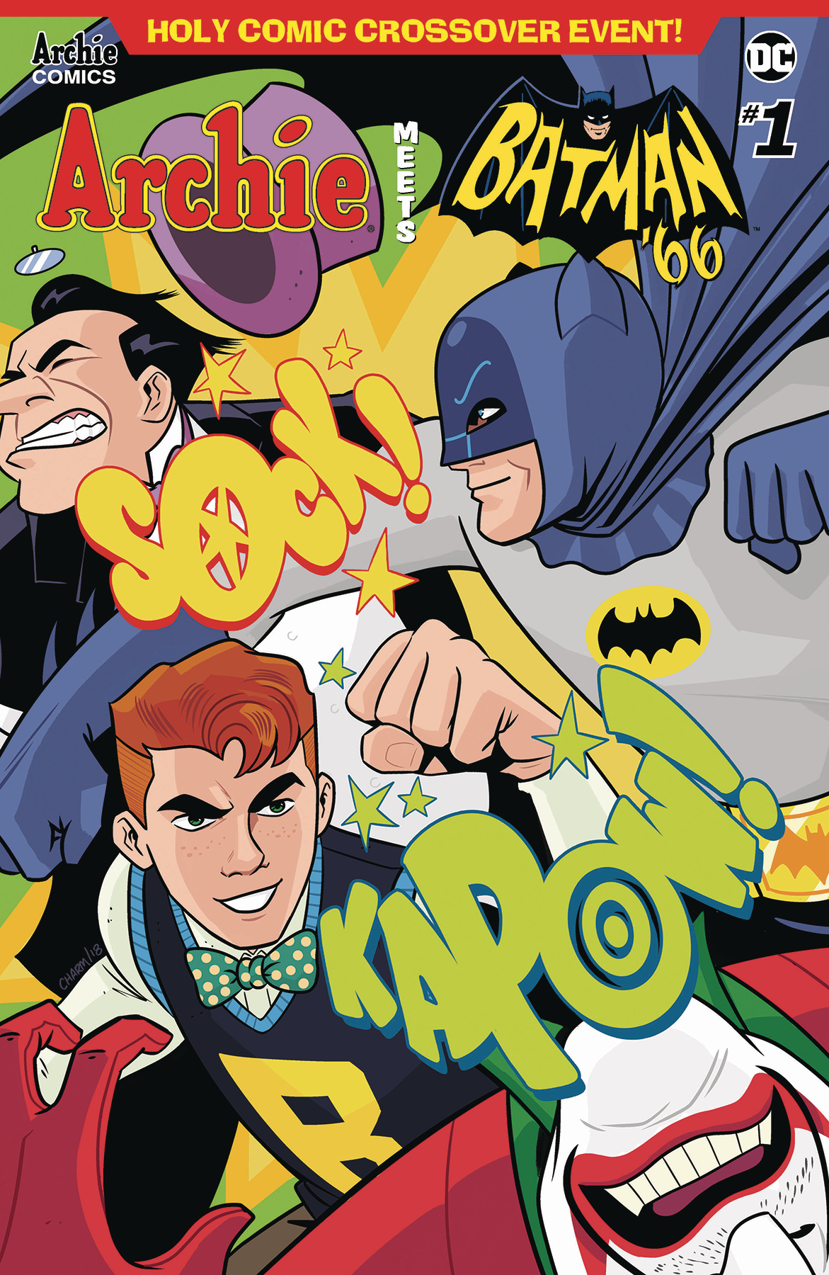 MAY181376 - ARCHIE MEETS BATMAN 66 #1 CVR B CHARM - Previews World