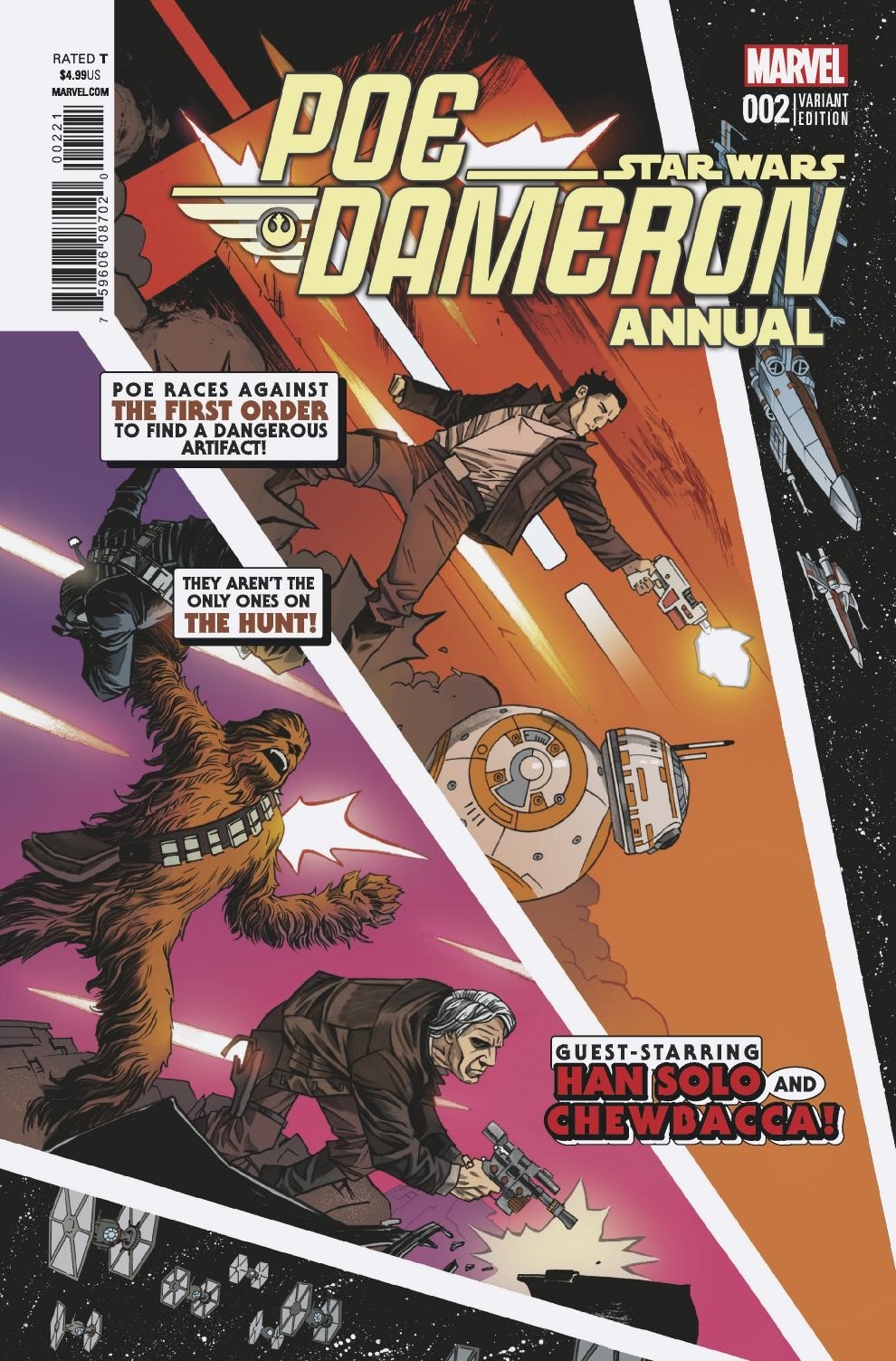 Marvel Comics Star Wars POE DAMERON ANNUAL #2 first printing variant 
