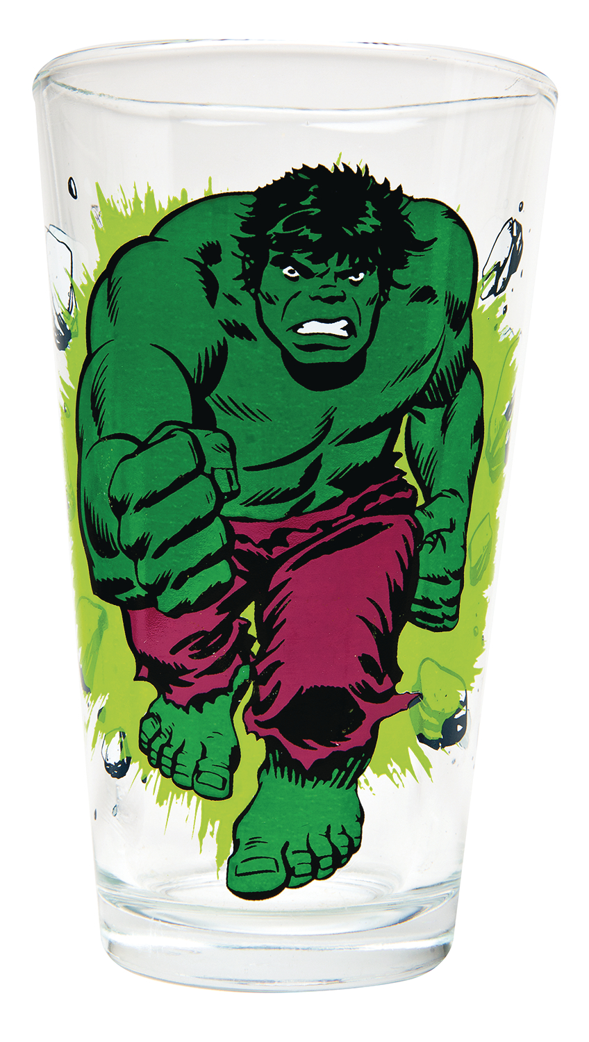 MAR188791 TOON TUMBLERS HULK CLASSIC CLEAR PINT GLASS Previews World