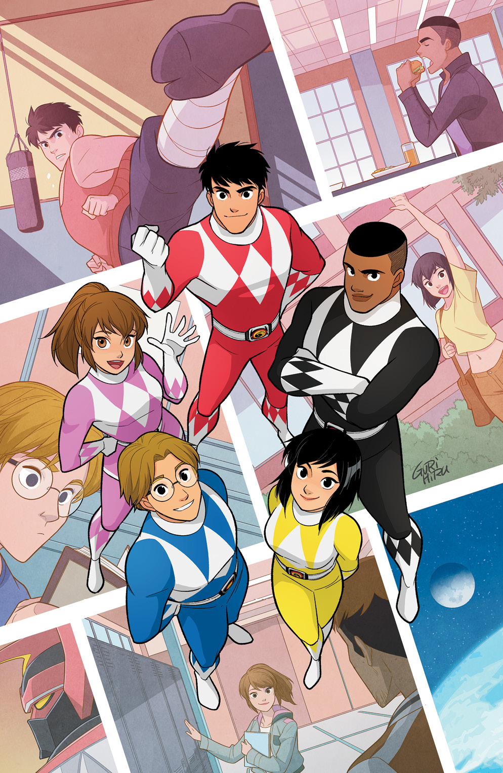 JUL181368 - GO GO POWER RANGERS BACK TO SCHOOL #1 GURIHIRU INCV (C -  Previews World