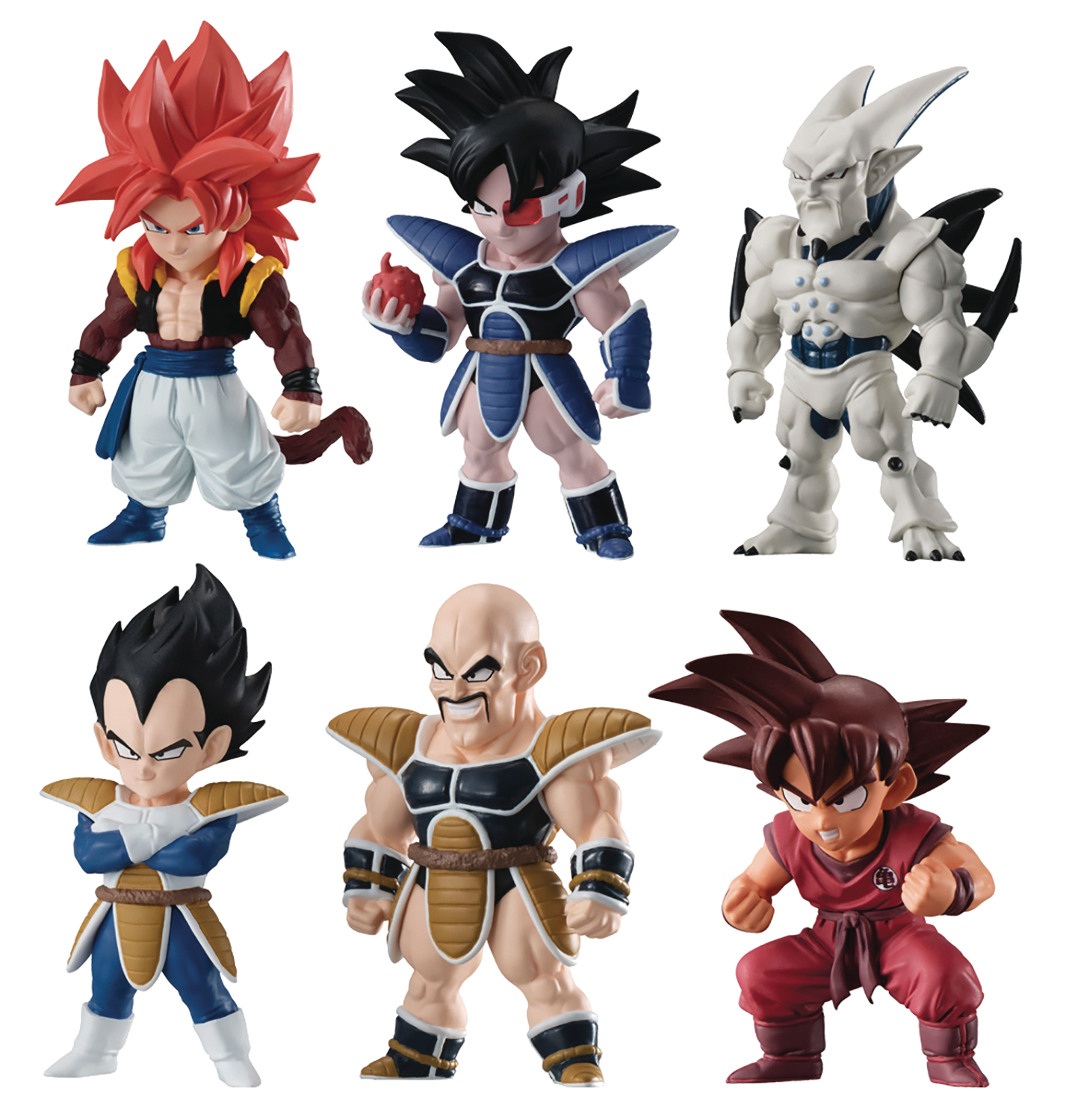 Bandai Dragon Ball Z Super Advage Adverge 8 Mini Figure Toy Nappa Saiyan NEW 