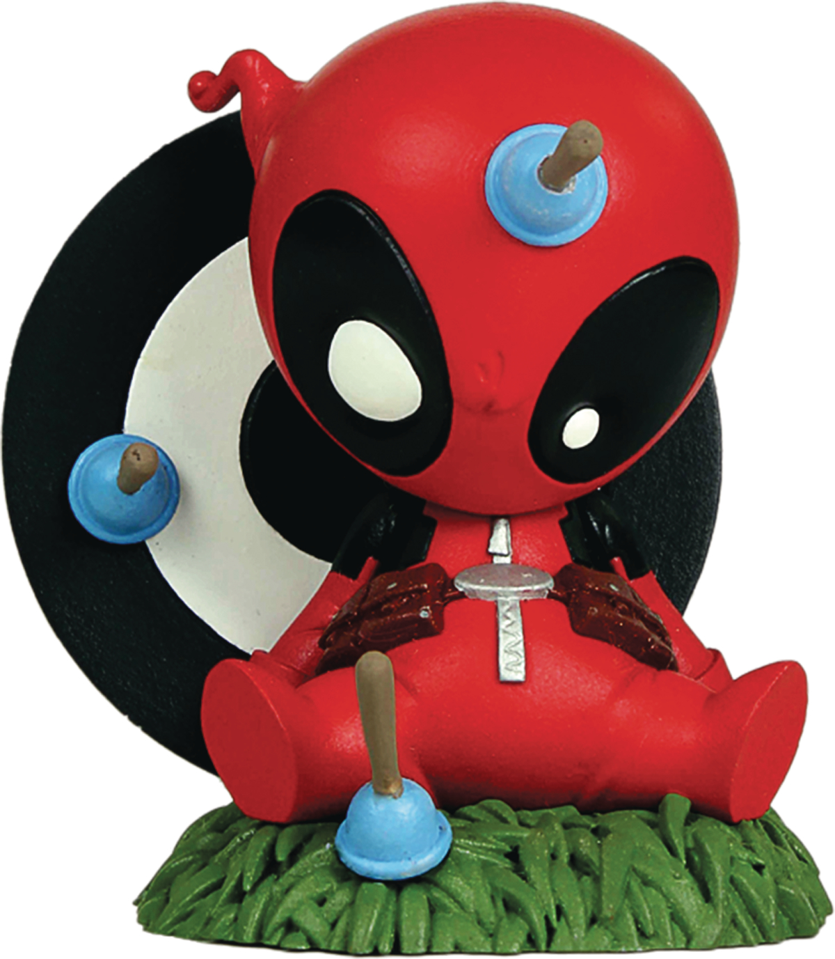 MARVEL MINI HEROES ANIMATED DEADPOOL PVC STATUE