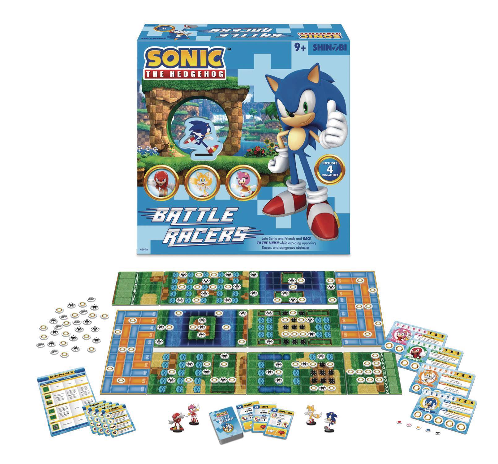 SONIC THE HEDGEHOG BATTLE RACERS BOARDGAME