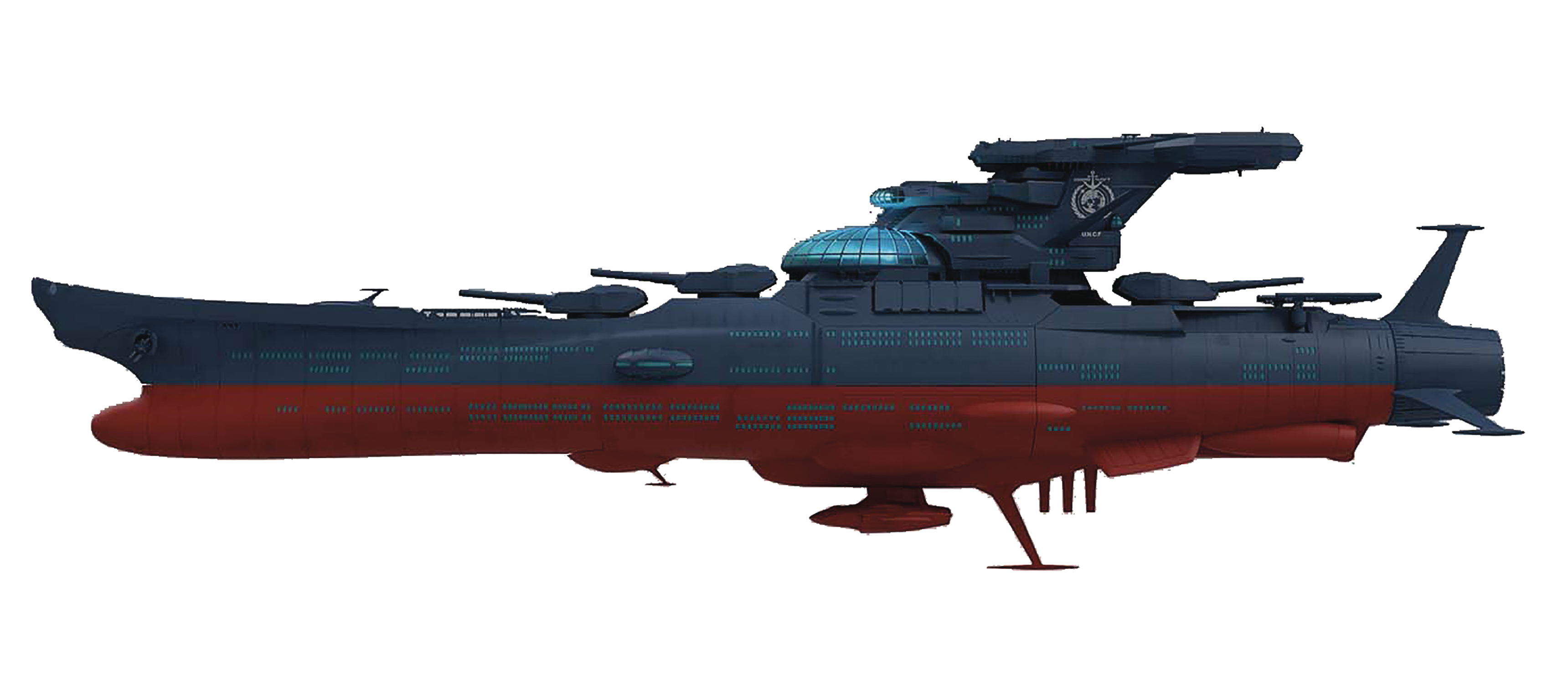 Star Blazers Space Battleship Yamato 2202 Ginga" Bandai 1/1000 Kit F/S 
