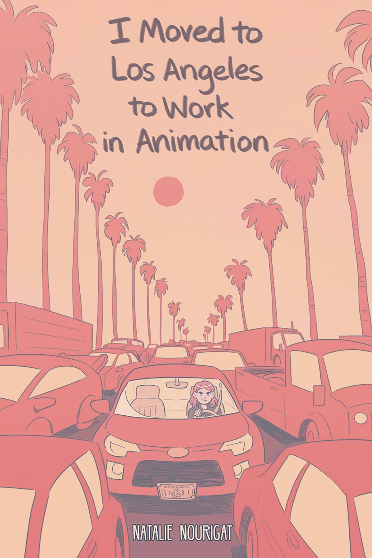 I MOVED TO LOS ANGELES WORK ANIMATION ORIGINAL GN