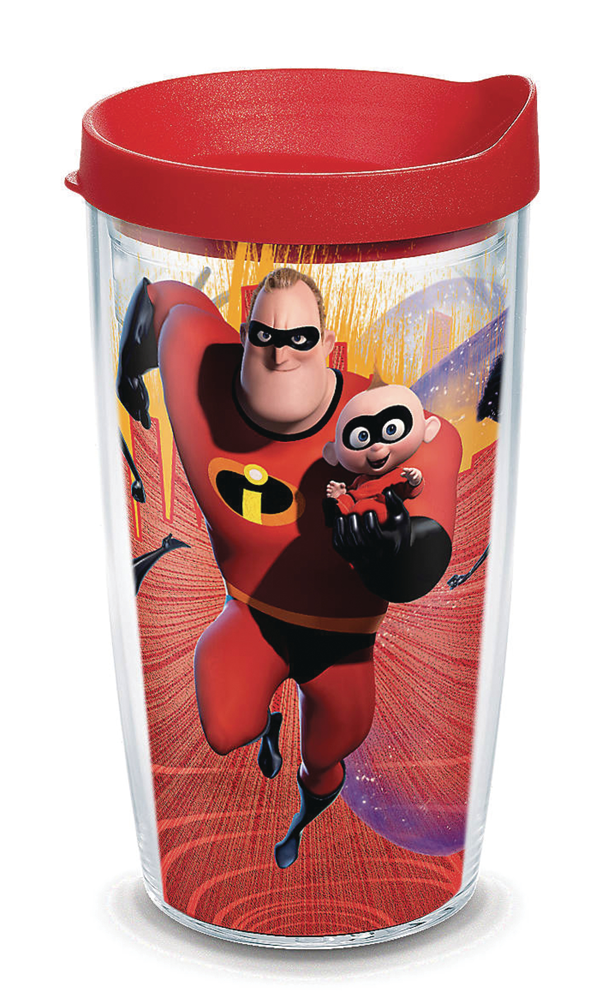 Disney Incredibles 2 Jack E  16oz Tumbler With Embossed Lid And Durable Straw 
