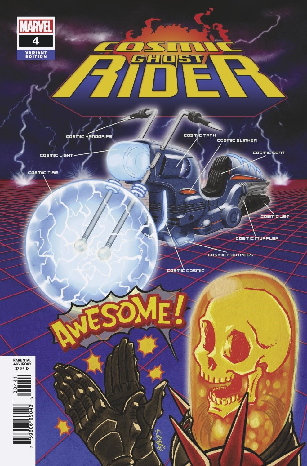AUG180994 - COSMIC GHOST RIDER #4 (OF 5) SUPERLOG VAR - Previews World