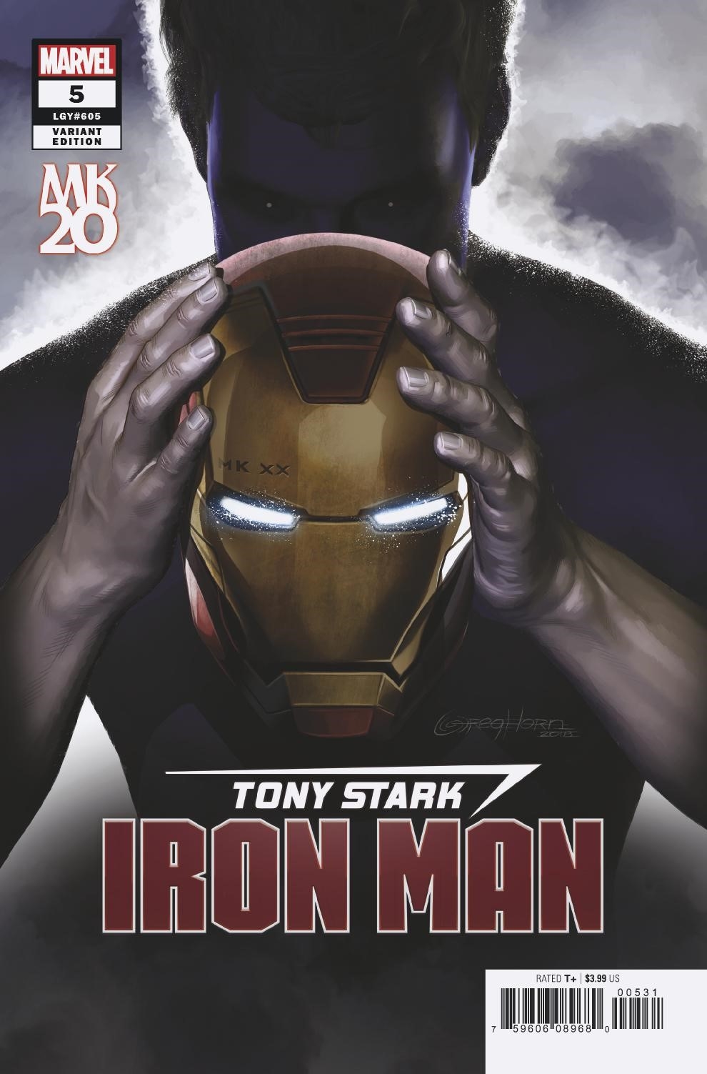 AUG180959 TONY STARK IRON MAN 5 HORN MKXX VAR Previews World