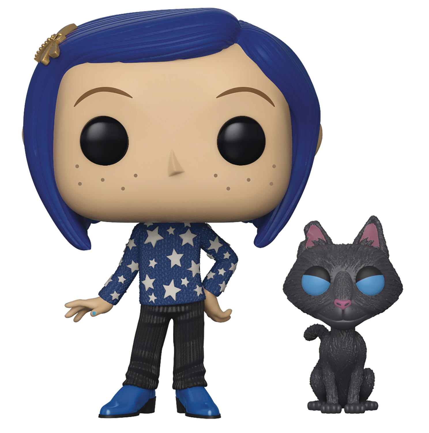 JUN188302 - POP MOVIES CORALINE WITH CAT VINYL FIGURE - Previews World
