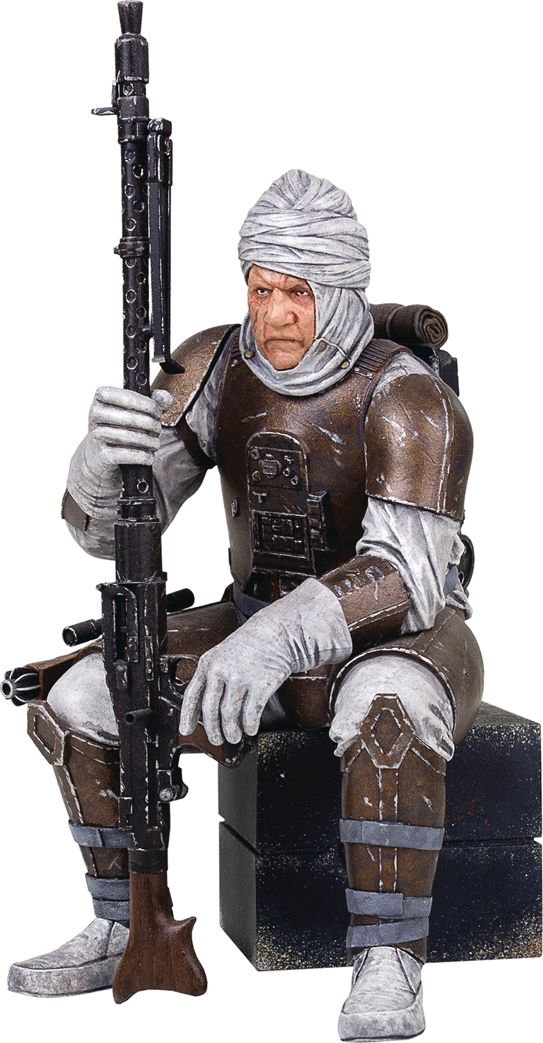 SW COLLECTORS GALLERY DENGAR 9IN STATUE