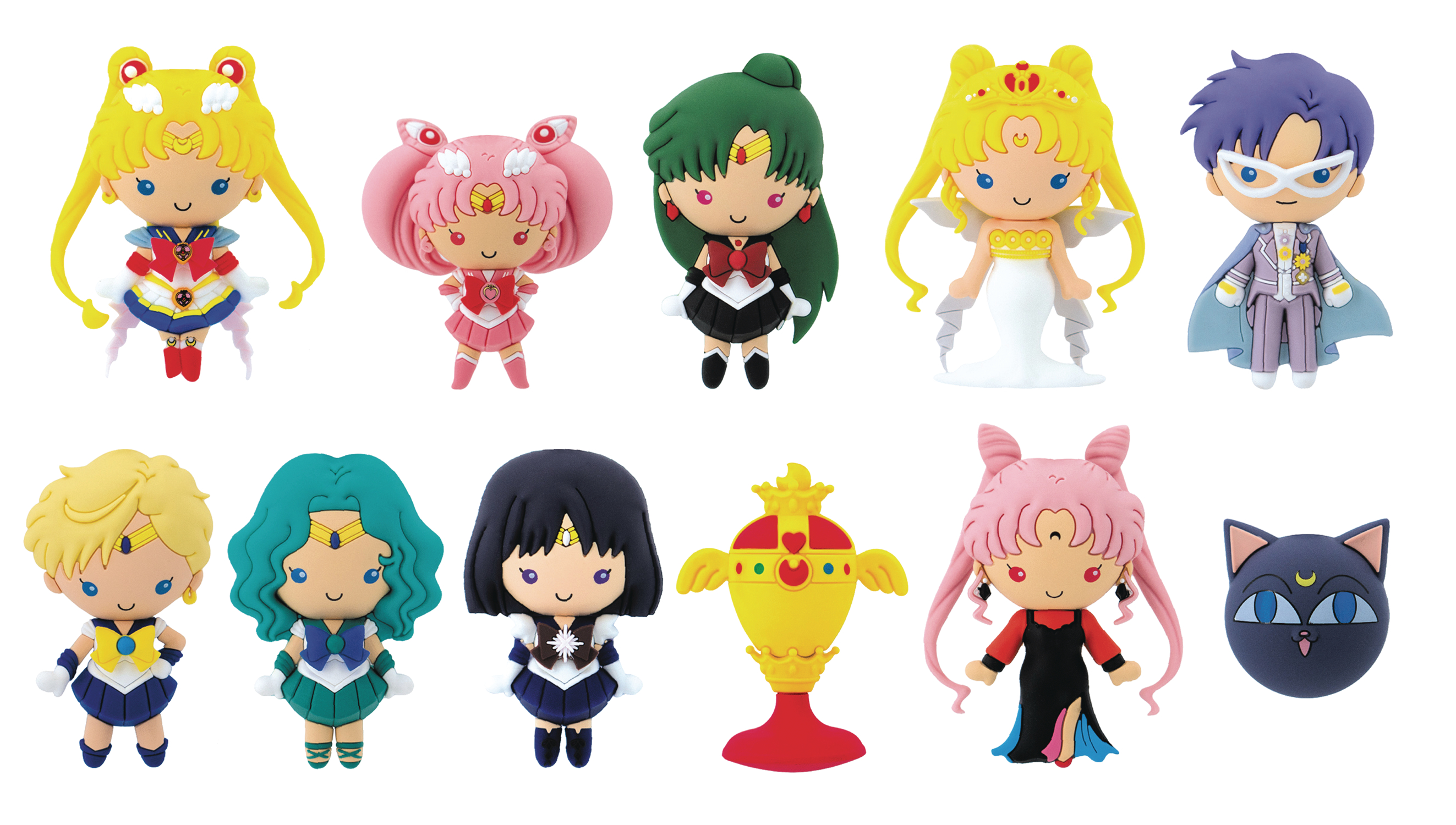 JUN188747 SAILOR MOON 3D FIGURAL KEYRING 24PC SER2 BMB DIS Previews World