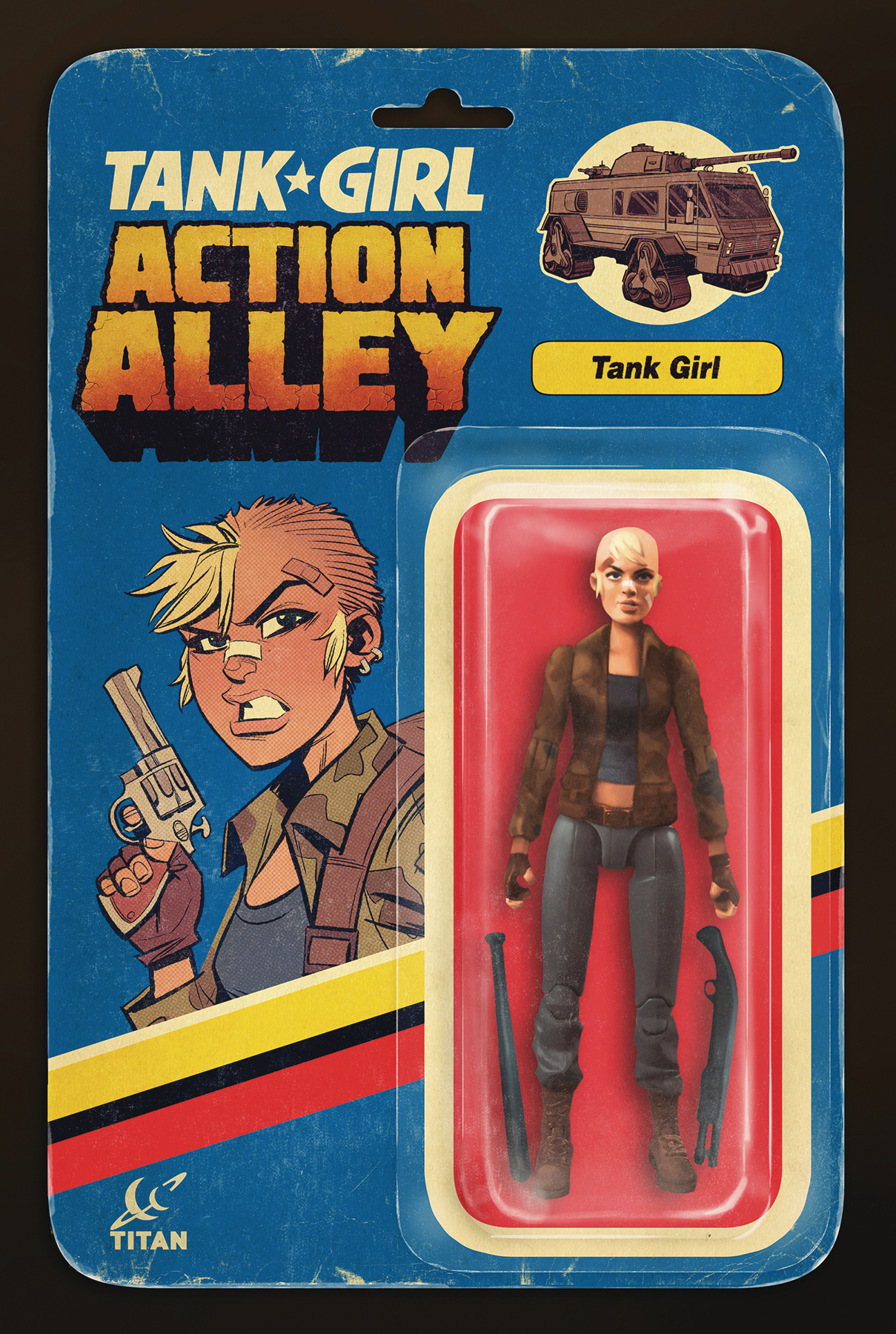 OCT181923 TANK GIRL ACTION ALLEY 1 CVR B ACTION FIGURE Previews World
