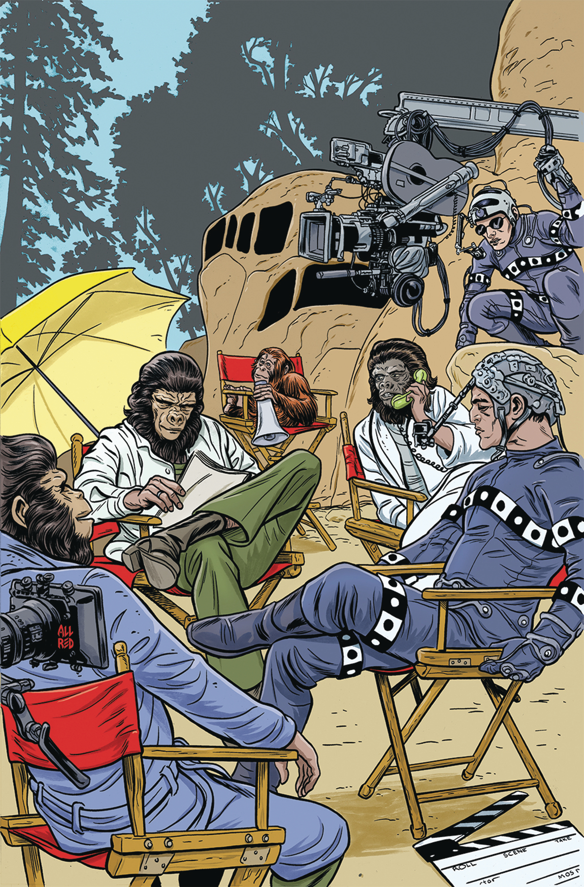 PLANET OF APES SIMIAN AGE #1 ALLRED VAR