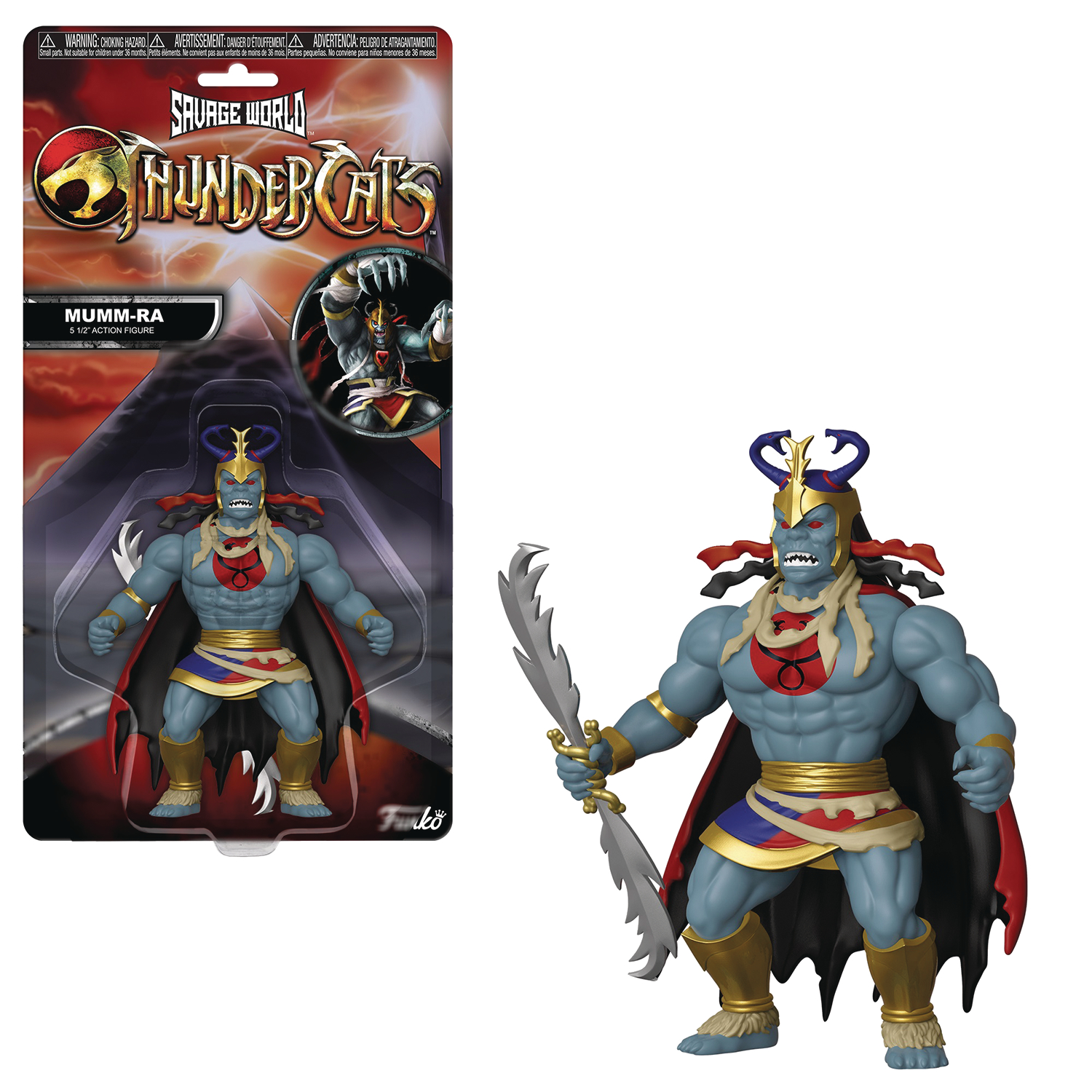 FUNKO SAVAGE WORLD THUNDERCATS MUMM-RA AF