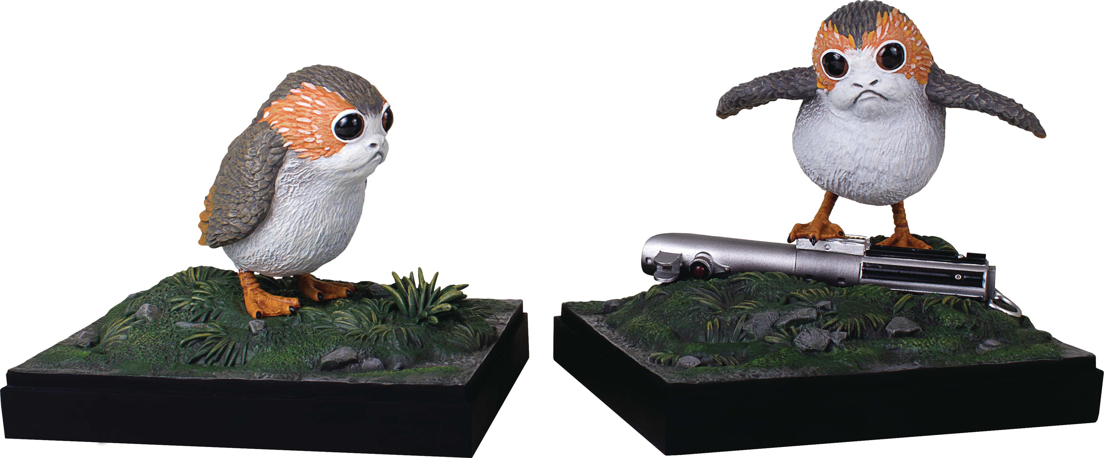 SW LAST JEDI PORG BOOKENDS