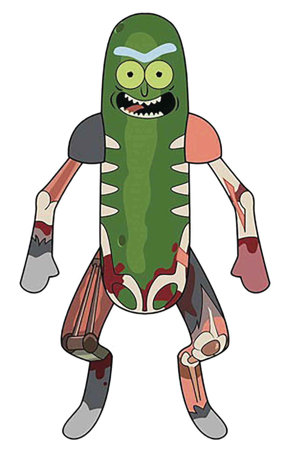 JUL189210 - GALACTIC PLUSH RICK & MORTY PICKLE RICK RAT SUIT 18IN PLUSH