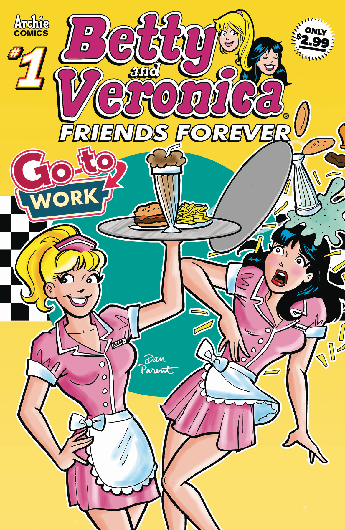 BETTY & VERONICA FRIENDS FOREVER GO TO WORK