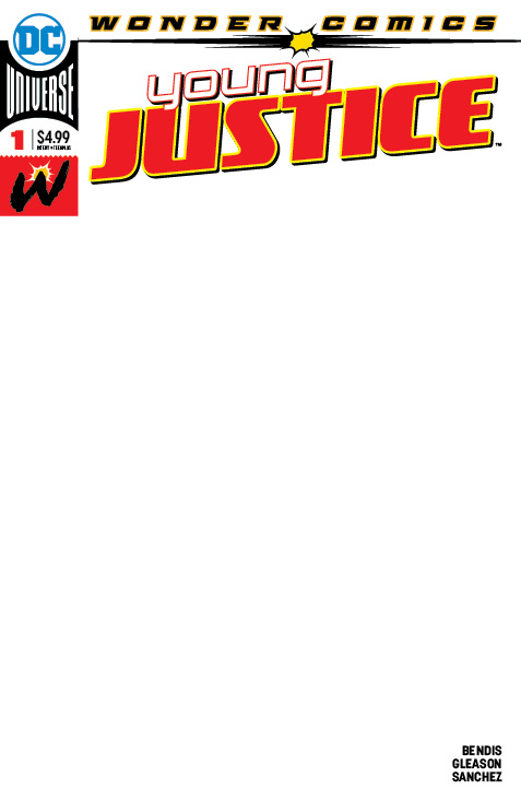 YOUNG JUSTICE #1 BLANK VAR ED