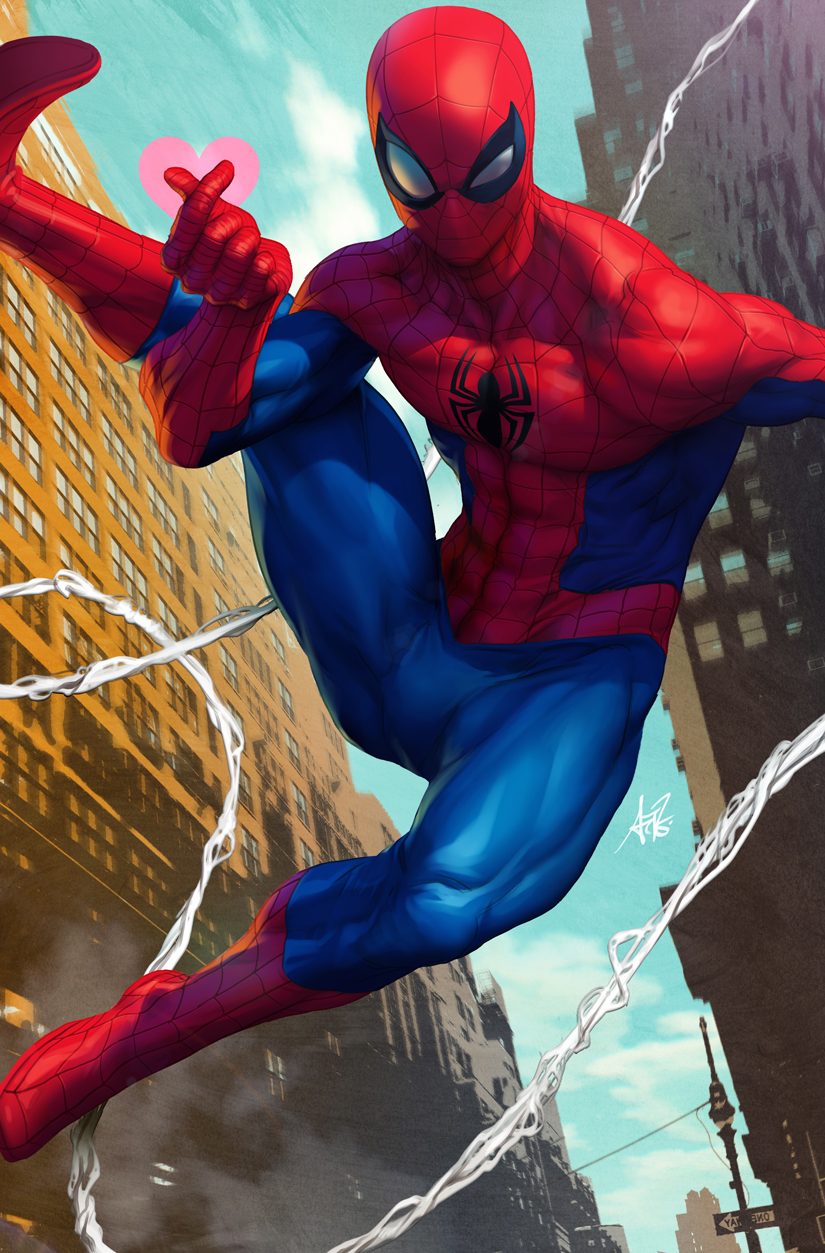 NOV180794 - FRIENDLY NEIGHBORHOOD SPIDER-MAN #1 ARTGERM VAR - Previews World