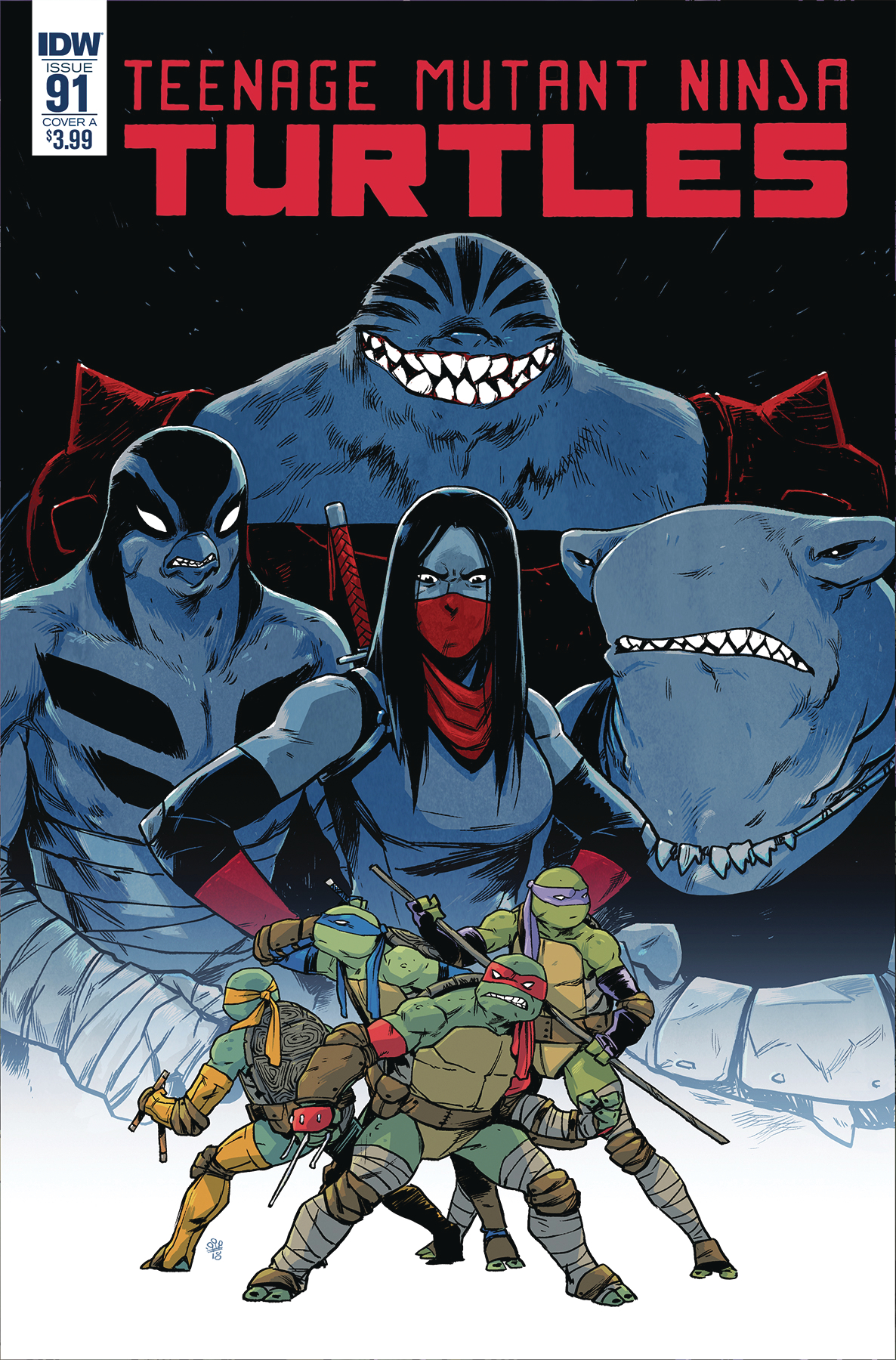 TMNT ONGOING #91 CVR A DIALYNAS