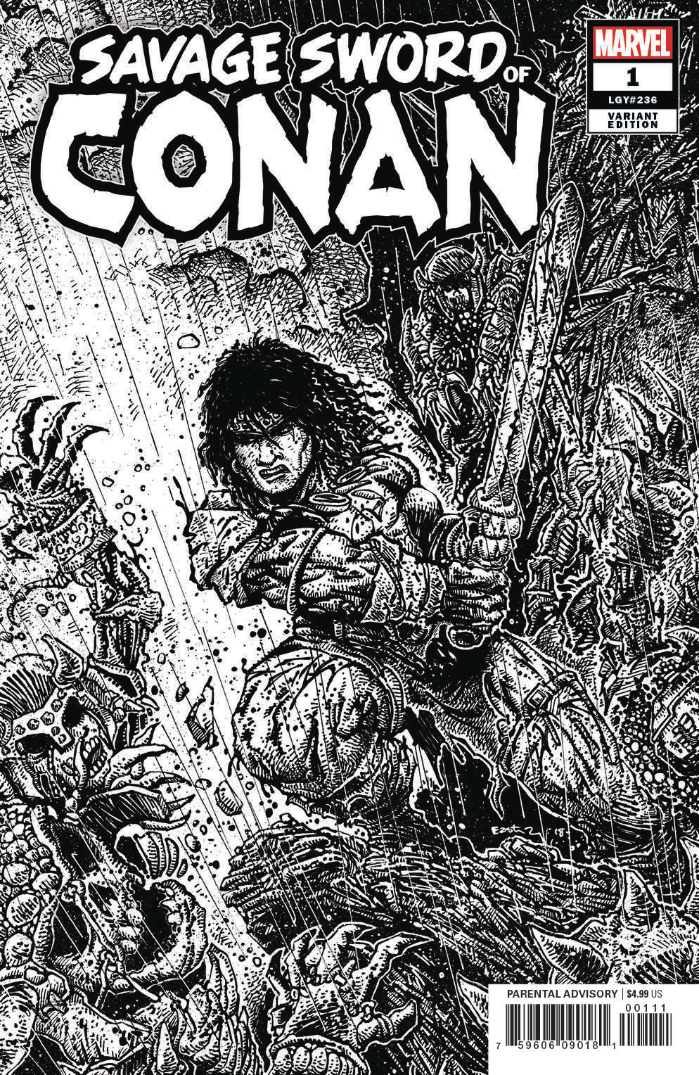 SAVAGE SWORD OF CONAN #1 ALEX ROSS COVER!! 