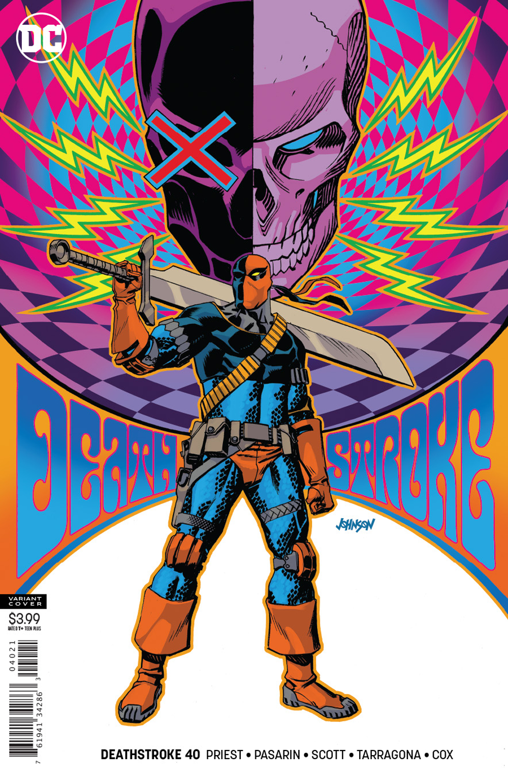 Deathstroke #40 Variant DC Comics 1st Print EXCELSIOR BIN 
