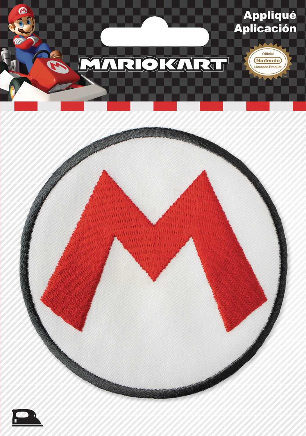 WARIO SUPER MARIO BROTHERS PATCH EMBROIDERED IRON OR SEW ON APPLIQUE GAME BADGE 
