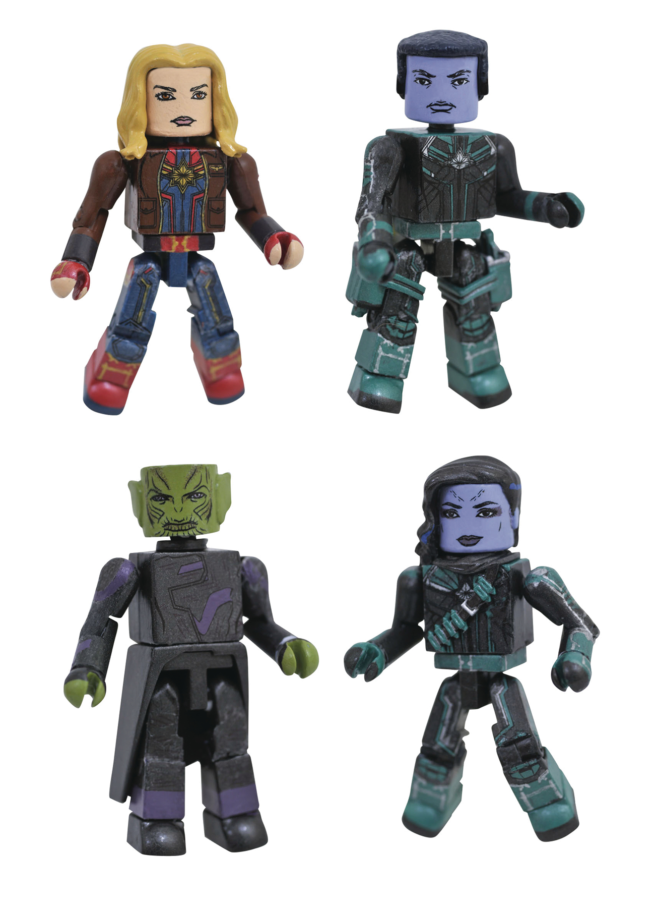 MARVEL CAPTAIN MARVEL MOVIE MINIMATES BOX SET