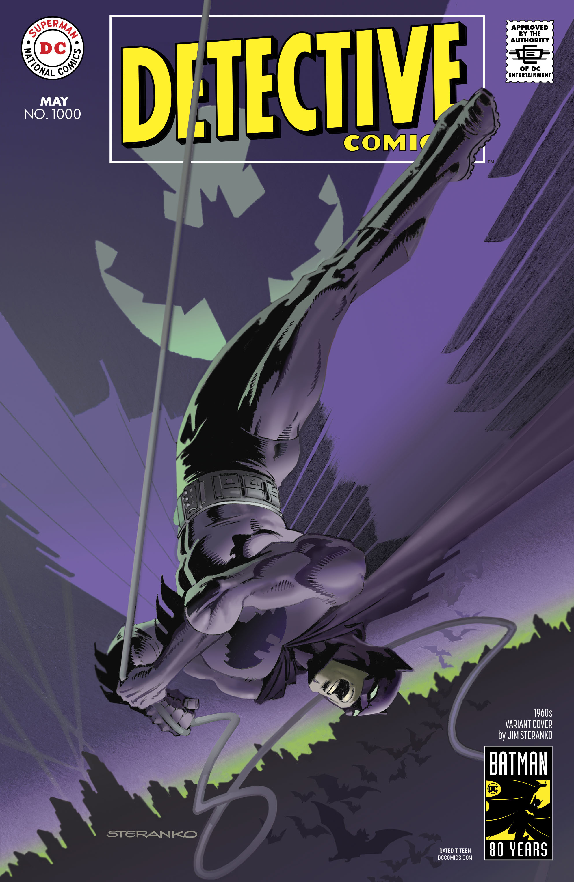 Batman Plaque métal avec reproduction de Comic book coverDC Comics glacoide