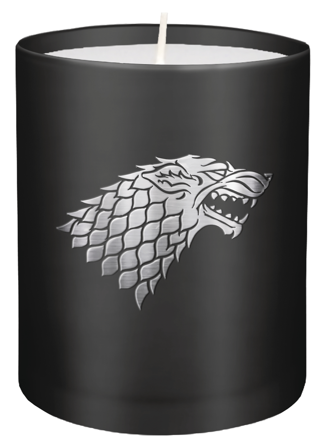 NOV188471 GAME OF THRONES STARK GLASS CANDLE Previews World