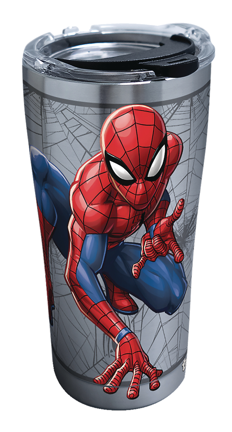 NOV188583 - SPIDER-MAN SPIDER WEB STAINLESS STEEL 20OZ TUMBLER W